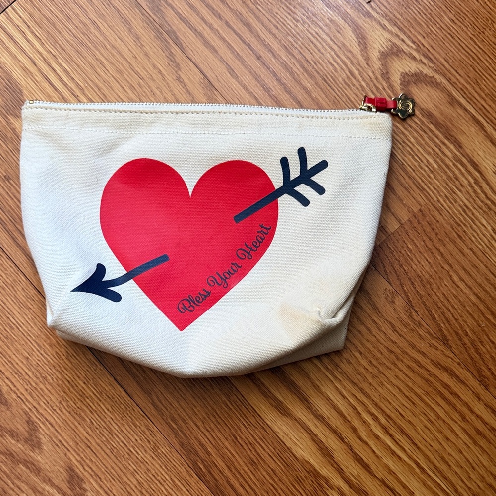 Draper James makeup bag, Bless your heart